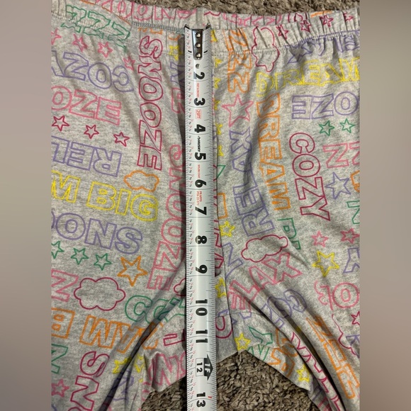 Joyspun Colorful Graphic Text Short Sleeve Pajamas 2 Pc Sleep Set Women’s Small - Picture 9 of 9